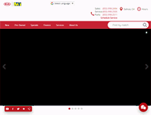 Tablet Screenshot of mykia.com